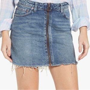 NWT Free People‎ Women's Mini Zip It Up Skirt